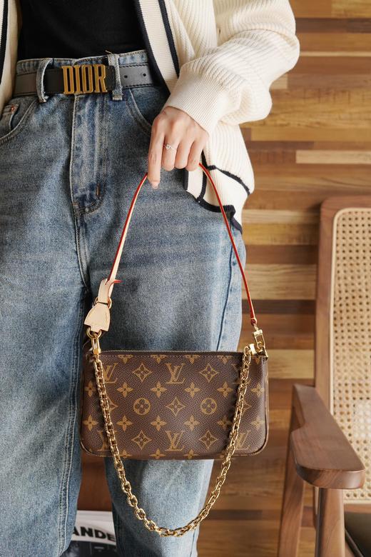 驴家  Pochette Accessoires手袋  新款 麻将包 手提包 单肩包(JPH) 商品图7