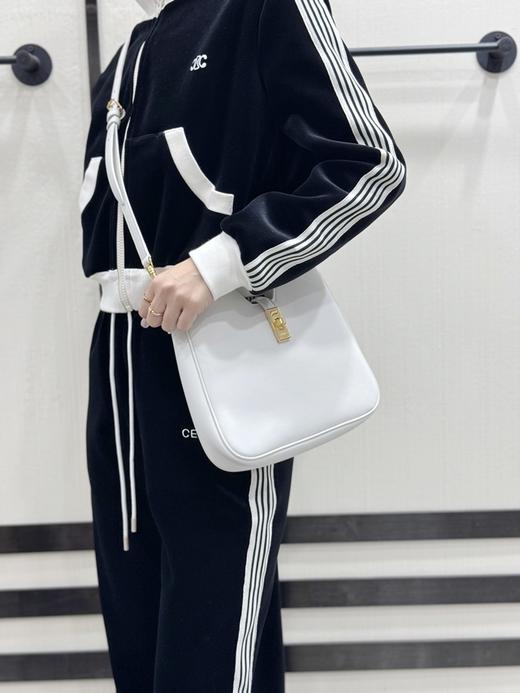 CELINE赛琳 CAMILLE 16可调节可拆卸肩带小牛皮 小号光滑牛皮革手袋 （LZ） 商品图14