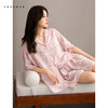 可人儿小众设计泡泡绵女士带胸垫睡衣夏季短袖可外出家居服三件套 商品缩略图1