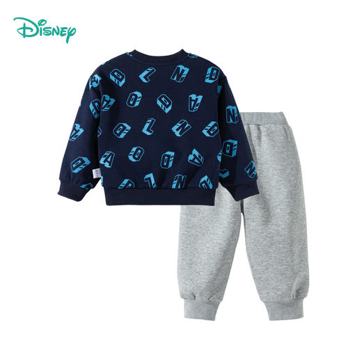 迪士尼宝宝卫衣套装2025新款儿童长袖上衣长裤春秋季男宝宝两件套ZD3ET035 商品图3