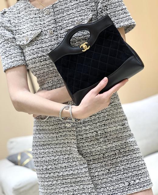 香奈儿 25P mini 31Bag麂皮链条包（LZ*MM） 商品图6