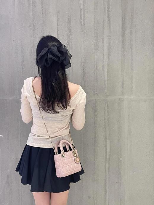 迪奥  迷你 LADY  三格胭脂粉   手提包  单肩包 （LZ） 商品图4