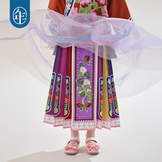 年衣童装2025新款女童秋季国风汉服花鼓隆咚马面裙/花鼓隆咚旗装上衣 商品图1