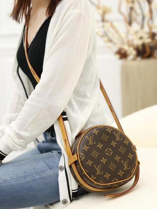 驴家Boite Chapeau Souple系列 PM 经典老花满印拉链开合 单肩斜挎包 小号 （MM） 商品图1