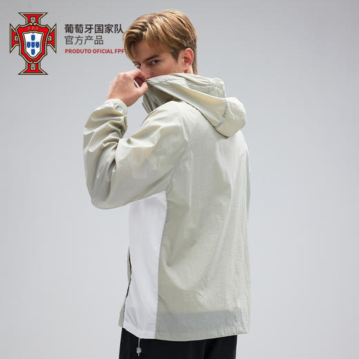 【官方正版】葡萄牙国家队 | 夏季灰色防晒服连帽款防晒外套 商品图3