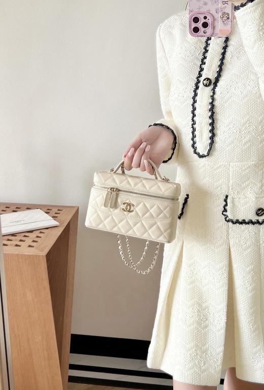 香奈儿 25C早春LP长盒手拿包 米白色（MM） 商品图2