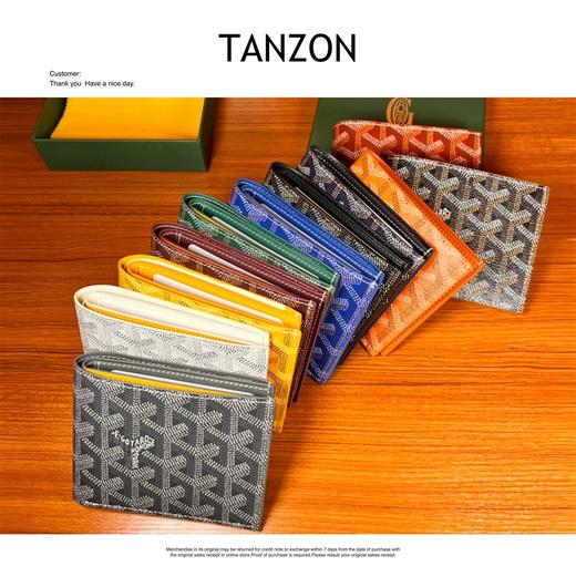 戈雅-狗牙对版定制光面皮+对角针线完美+内部头层牛皮，防水，GY钱包！！！（LZ） 商品图1