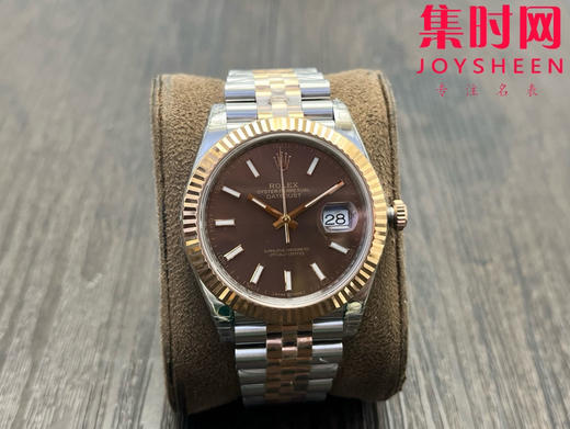 劳力士 VS日志41系列 间金咖啡盘 男士腕表 3235机 五珠带 表径41mm 商品图0