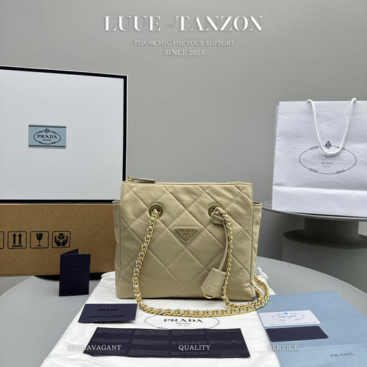 普拉达-金链菱格流浪包（LZ） 商品图2