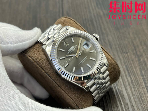 劳力士 VS日志41系列 灰色盘 水泥灰 男士腕表 3235机 五珠带 表径41mm 商品图3