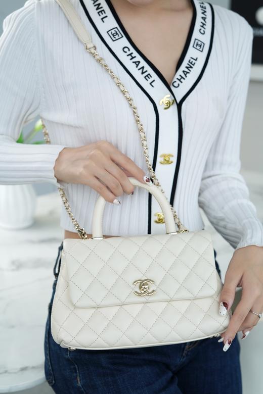 香奈儿 Coco Handle米白浅金（MM） 商品图8