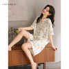 可人儿小众设计泡泡绵女士带胸垫睡衣夏季短袖可外出家居服三件套 商品缩略图2