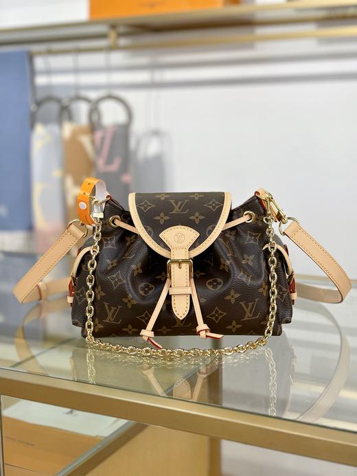 驴家 ODYSSEE 经典老花可调节可拆卸肩带 涂层帆布 单肩包 女款 棕色（LZ*MM） 商品图0