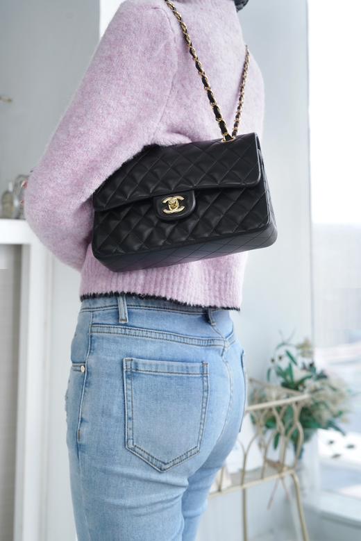 香奈儿 Classic Flap 经典羊皮CF 口盖包 单肩包  斜挎包 （LZ） 商品图11