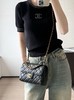 香奈儿 25P春夏 双链口盖包中号黑色（LZ） 商品缩略图8