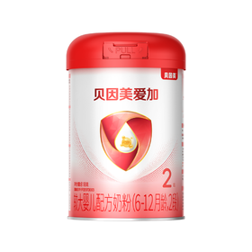 贝因美爱加较大婴儿配方配方奶粉(6-12月龄，2段)818克BYM-031785