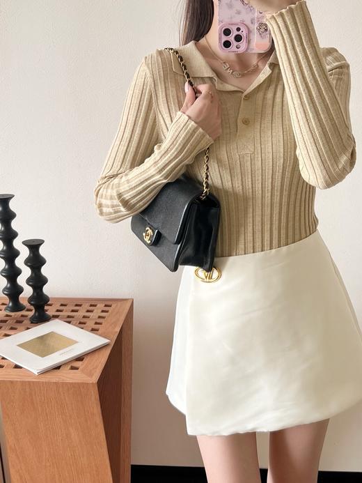 香奈儿 24k  秋冬系列鱼子酱口盖包 饱满又复古的包型， 配上小圆牌又甜又酷 中号（LZ） 商品图2