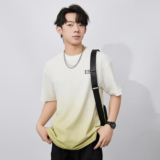 【新品上新】HX 夏季圆领短袖T恤S102522050101/02 商品图3