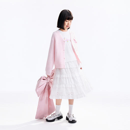 【实体店同款】女童针织开衫秋季新款安奈儿童装AG534004 商品图5