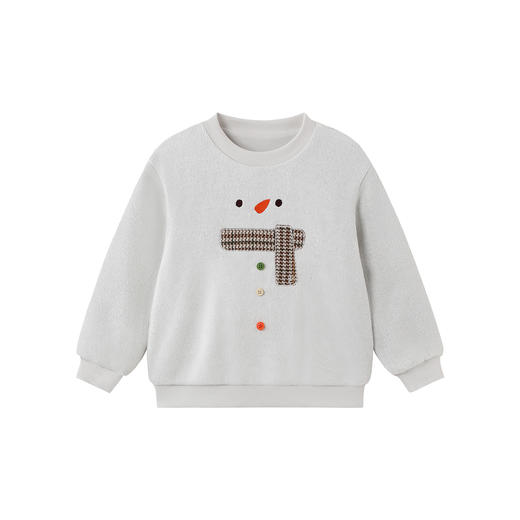 【商场同款】英氏儿童卫衣春秋长袖保暖男童套头上衣打底绒衫新款 商品图4