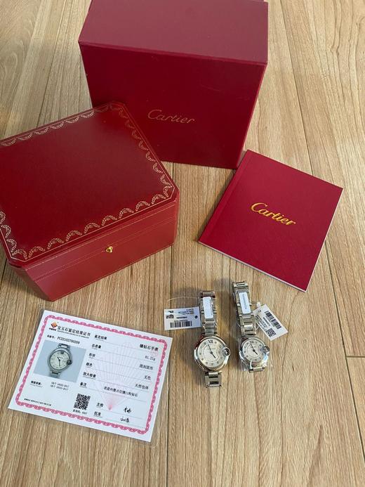 QS001  CARTIER卡地亚 蓝气球系列石英机芯 30米防水女表 瑞表 28mm 银色表盘 精钢表壳 精钢表带 7.22直播款 （BT*WG） 商品图10