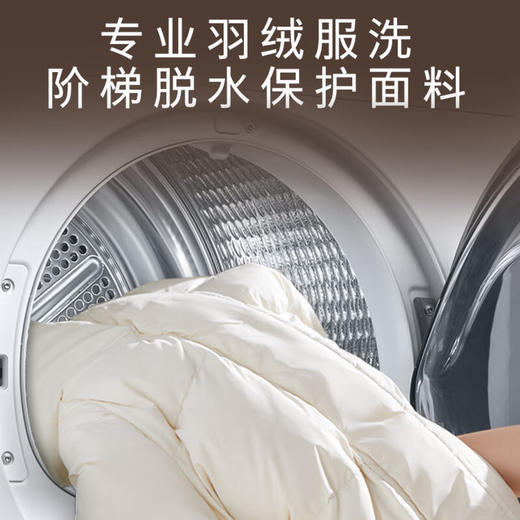 西门子（SIEMENS）10公斤大容量全自动家用滚筒洗衣机 1.08洗净比羽绒服洗蒸汽除皱强效除菌螨筒自洁白色 WB25XLZ08W 商品图7
