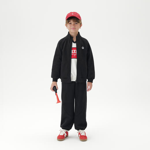 马克珍妮男女童挺括空气棉立领外套 儿童运动夹克秋装新款551699 商品图2