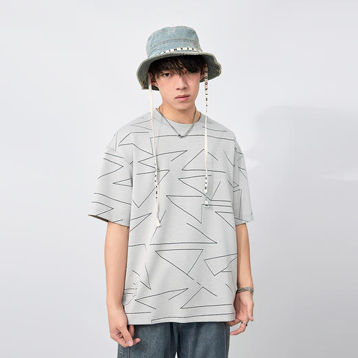 【新品上新】HX 夏季圆领短袖T恤Z102520002101/02 商品图1