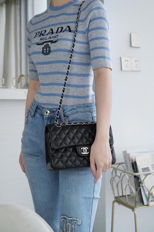 香奈儿 Classic Flap 经典羊皮CF 口盖包 单肩包  斜挎包 （LZ） 商品图10