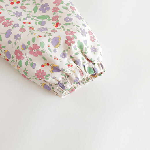 马克珍妮女童清新碎花软糯宽松外套宝宝小风衣2025秋装新款551582 商品图3