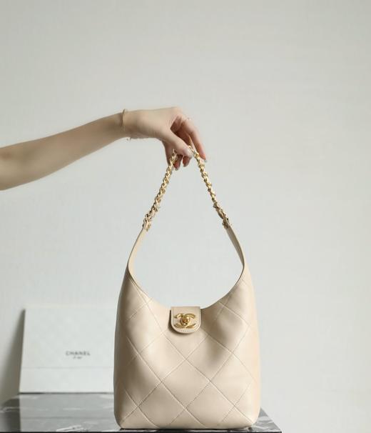 香奈儿 25P春夏 嬉皮包小号浅杏色（MM） 商品图0