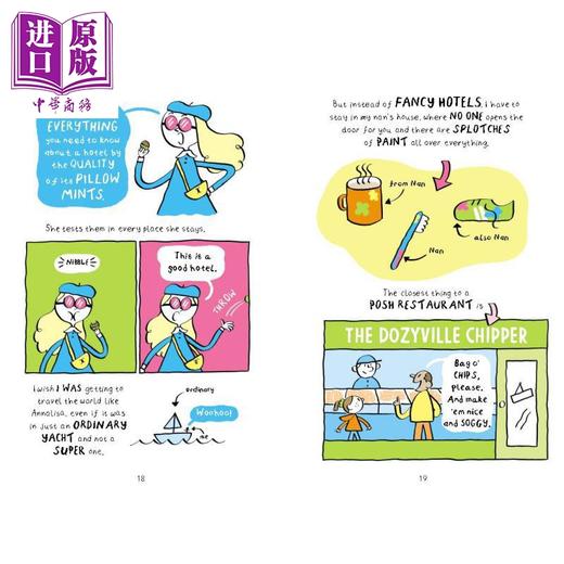 预售 【中商原版】大冒险家妮娜3 Nina Peanut Epic World Tour Era (Book 3) 英文原版 儿童绘本 搞笑探险故事 全彩读物 进口童书 商品图2