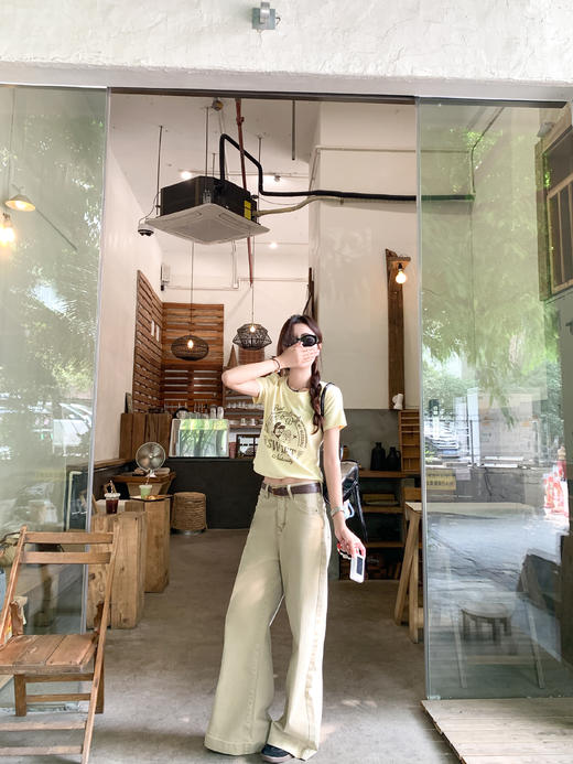 <曾小咸推荐>趣味印花修身短款短袖T恤 日常99.99/件 立减60 秒杀39.99/件！！ 商品图8