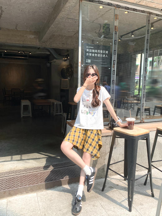 【110元任选2件】最后一波现货！刺绣彩色字母短袖T 商品图11