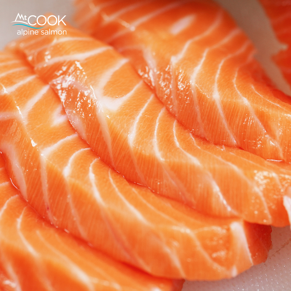 Mt Cook新西兰库克山帝王鲑三文鱼中段刺身/鱼腩刺身