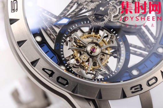 NEW陀飞轮机械机芯！钛金属 罗杰杜彼EXCALIBUR NEW王者系列陀飞轮 RDDBEX0479 男士腕表 商品图3