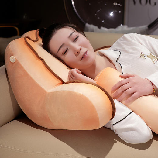 自然醒黄油饼干拥抱式床头腰靠床上儿童靠垫护腰枕头沙发抱枕学生宿舍QYL 商品图14