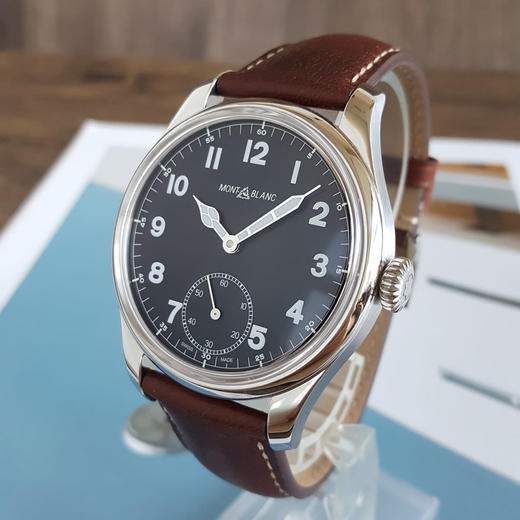 【95新】MONTBLANC 万宝龙1858系列U0112638手动机械机芯44MM（男款）090725TJ13 商品图8