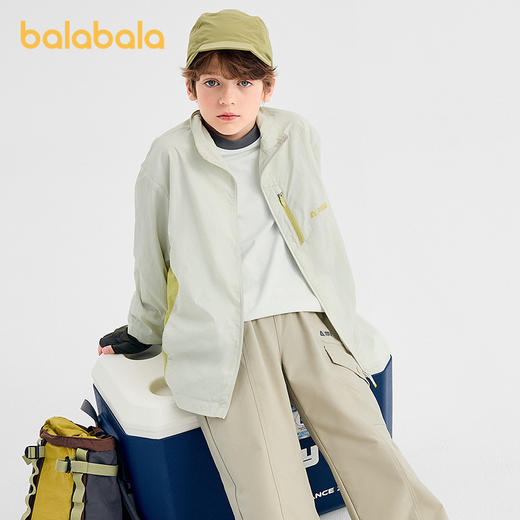 【商场同款】巴拉巴拉男童外套儿童上衣2025新款秋装中大童防泼水 商品图1