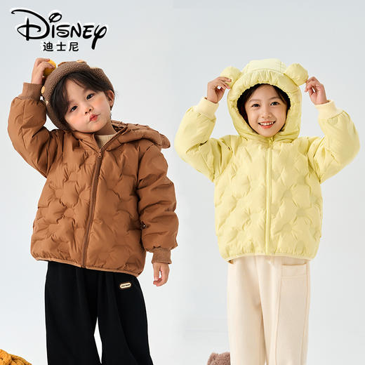 Disney/迪士尼snb儿童外套纯色耳朵款男女童小童羽绒服XME4SU396 商品图0