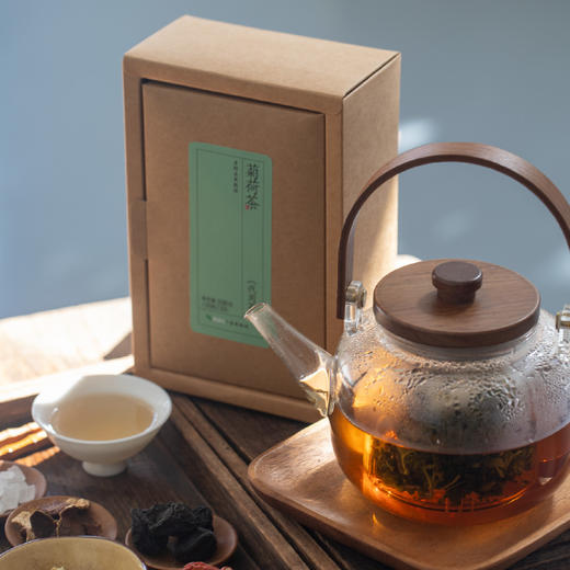 *自营*菊荷茶 | #三焦清畅饮#沁爽轻养·六味草本配比山楂乌梅陈皮打底+薄荷菊花冰糖回甘东方茶饮花茶代用茶10包。 商品图3