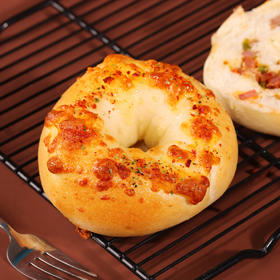 川香贡菜香肠贝果