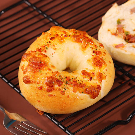 川香贡菜香肠贝果 商品图0