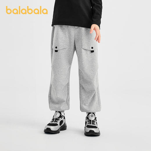 【商场同款】巴拉巴拉童装儿童裤子男童长裤2025秋季新款卫裤宽松 商品图0