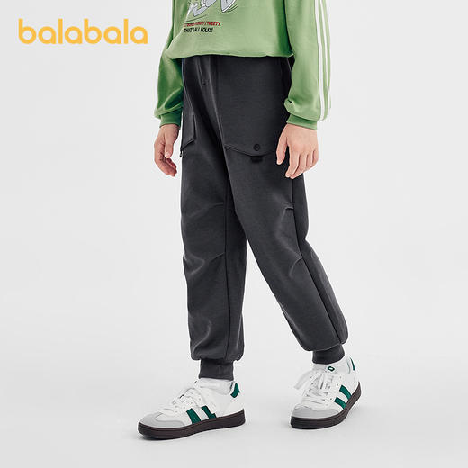 【商场同款】巴拉巴拉童装儿童裤子男童长裤2025秋季新款卫裤宽松 商品图1
