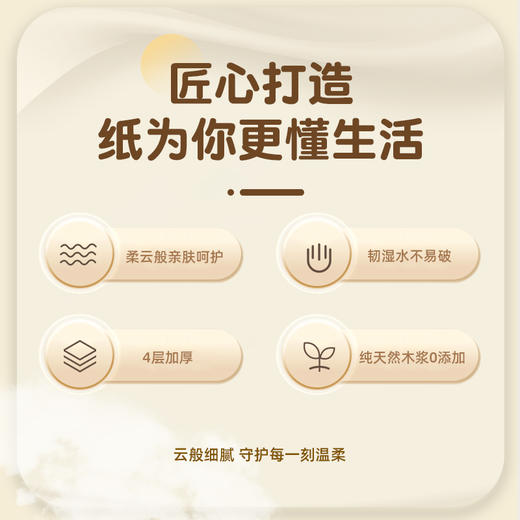 【超值体验】若禺采琪采系列挂式软抽纸4层加厚1800张/提加量装原生木浆柔软舒适耐用家庭装RR1302 商品图5