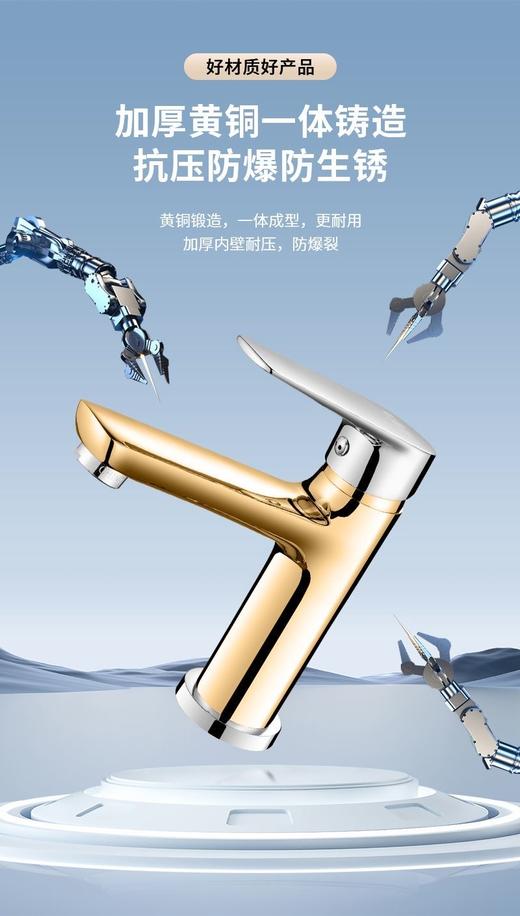 SQ：5951长乐全铜冷热单孔-电镀 商品图1
