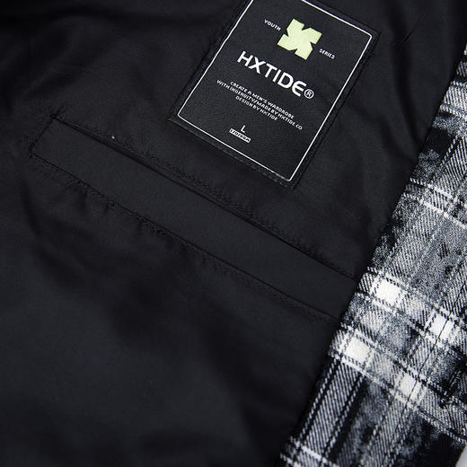 【新品上新】HX 冬季假两件短款立领羽绒服潮流C100440039101 商品图12