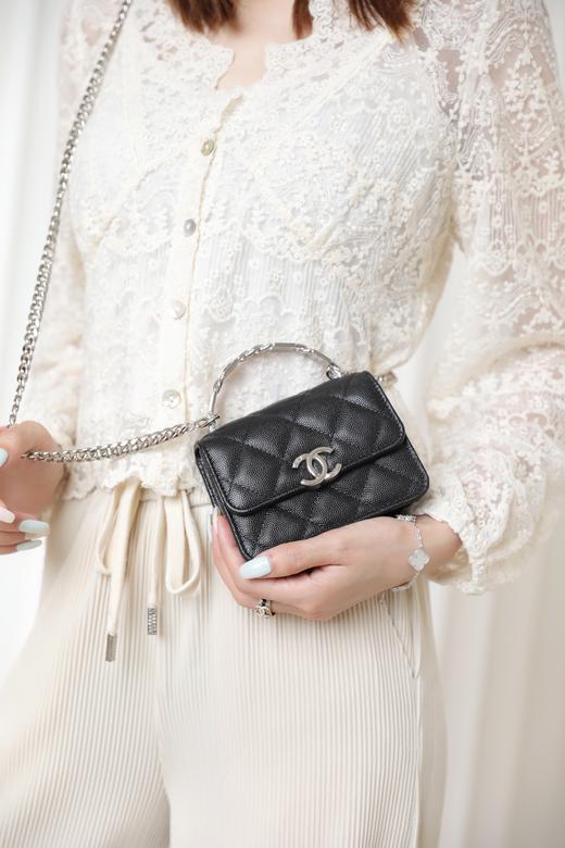 香奈儿-22s珐琅手柄链条包！（LZ） 商品图11