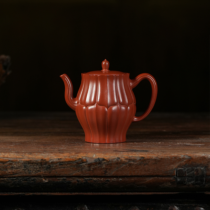 龙德堂陶艺 汤宣武制《高菱》210cc 原矿大红袍  库存请咨询客服